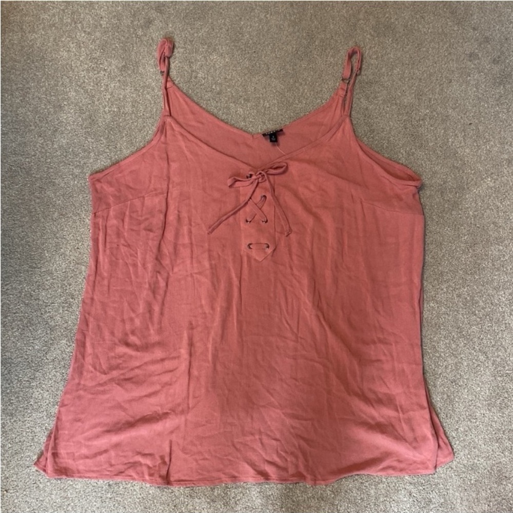 Torrid Sophie Desert Sand Spaghetti Strap Tank Top Size 3X New With Tags